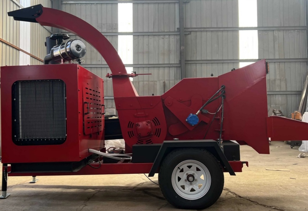 Mobile branch crusher
