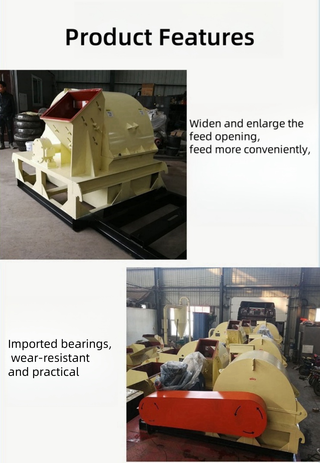 Mushroom material crusher