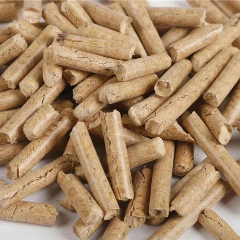 Cracked biomass wood pellets caused by improper rapid cooling without counterflow cooler