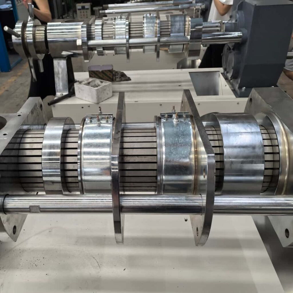 Bar‑row oil press core components, screw‑type edible oil extraction spare parts, MORETHAN Machinery