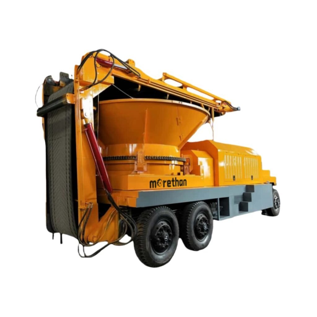 Mobile Disc Type Tree Stump Crusher Wood Root Crushing Equipment MORETHAN