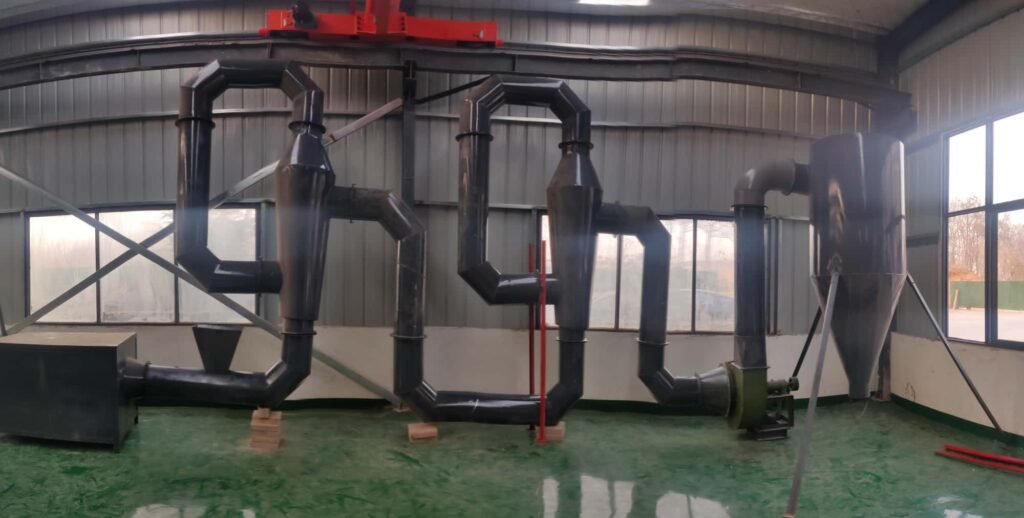 Airflow dryer for biomass pellet production line, sawdust flash drying machine