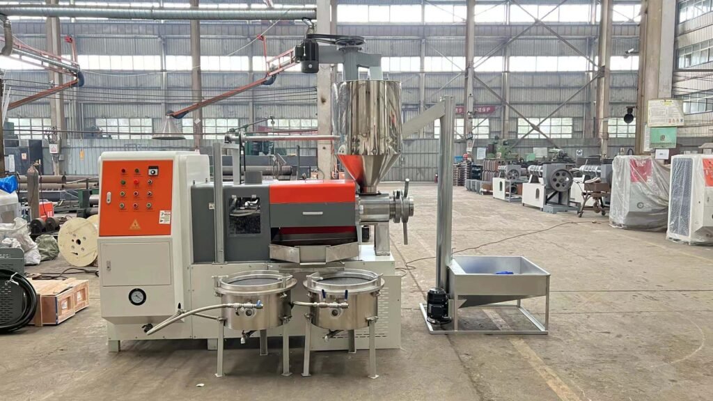 Automatic screw oil press machine for peanut soybean rapeseed oil extraction workshop equipment