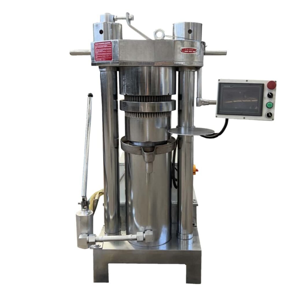 Hydraulic oil press machine for sesame walnut cold pressed edible oil, MORETHAN Machinery
