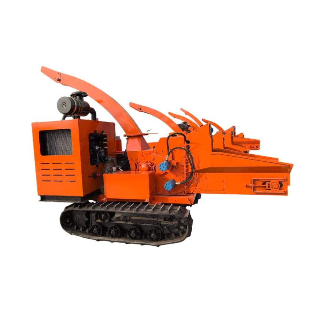 Crawler Mobile Branch Shredder Wood Chipper for Garden Green Waste
