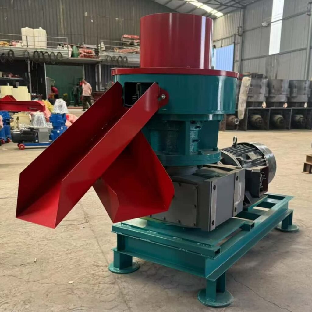Mini ring‑die biomass pellet mill complete unit, new wood sawdust pellet making machine