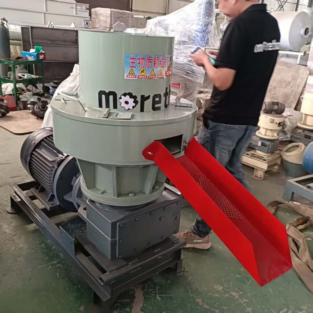 MORETHAN mini ring‑die biomass pellet mill, factory finished pellet making equipment