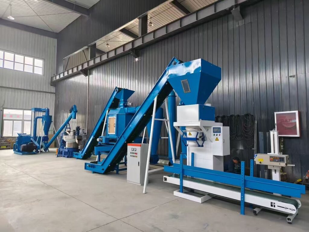 Small biomass pellet production line core equipment set