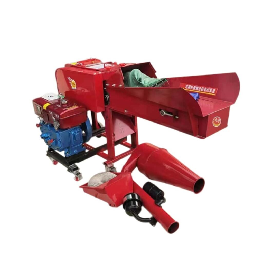 Multi‑function straw chaff cutter, straw kneading model to make soft fibrous forage