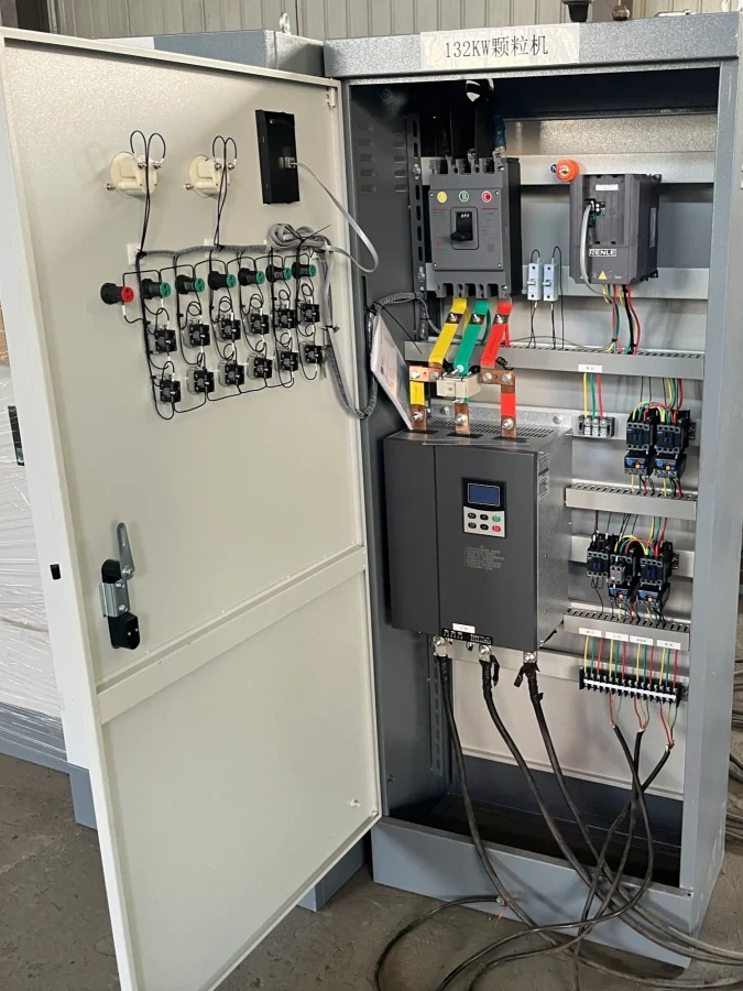 Automatic control cabinet for biomass pellet production line, electric control panel
