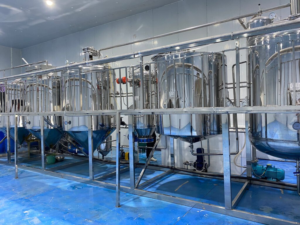 Complete edible oil refining production line machine for crude oil processing